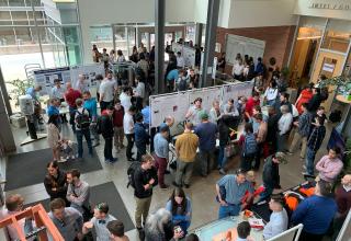 Capstone Design Fair Overhead View